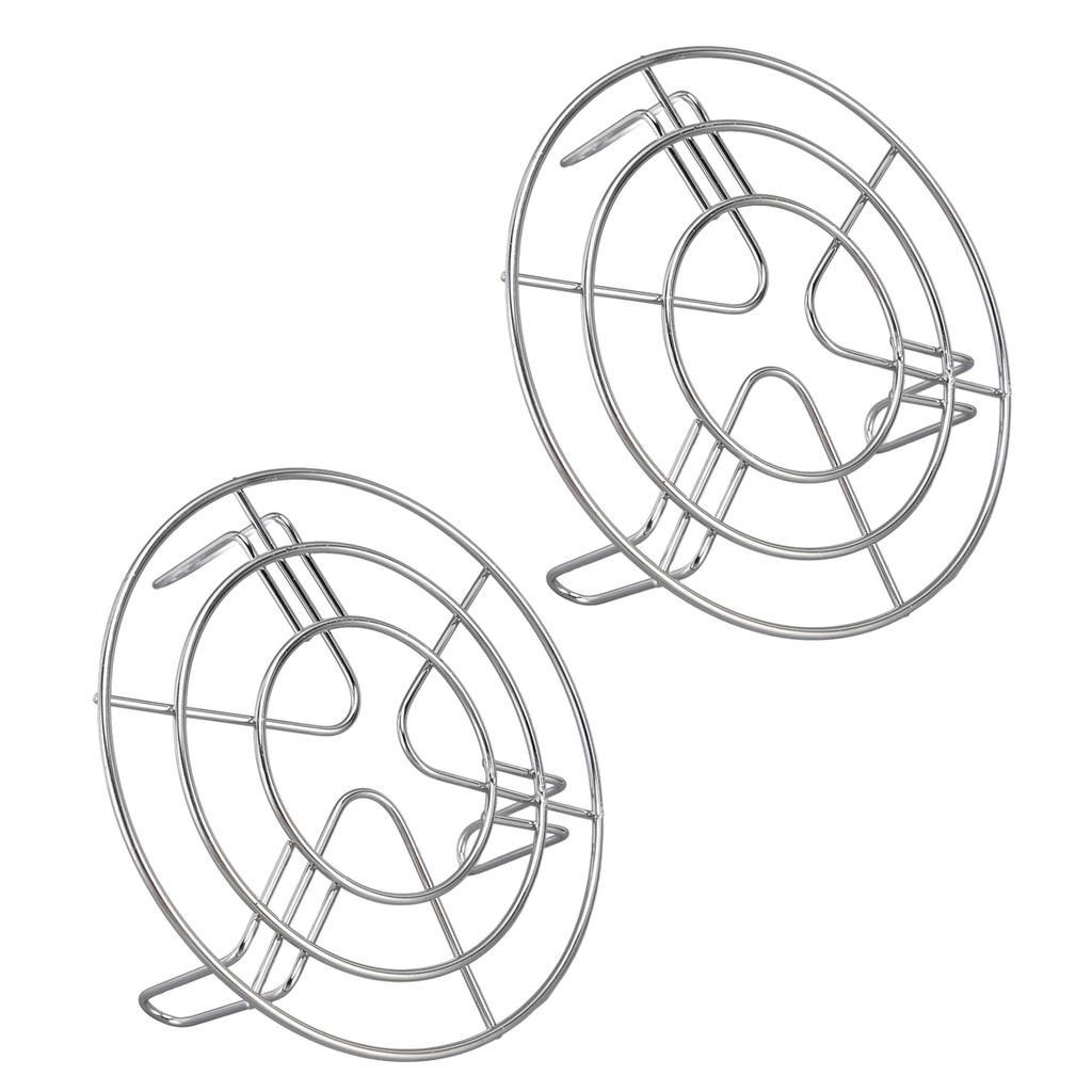 2 stk Dampskålstativ Høy temperaturbestandighet Lett å rengjøre Rustfritt Høy hardhet Instant Pot