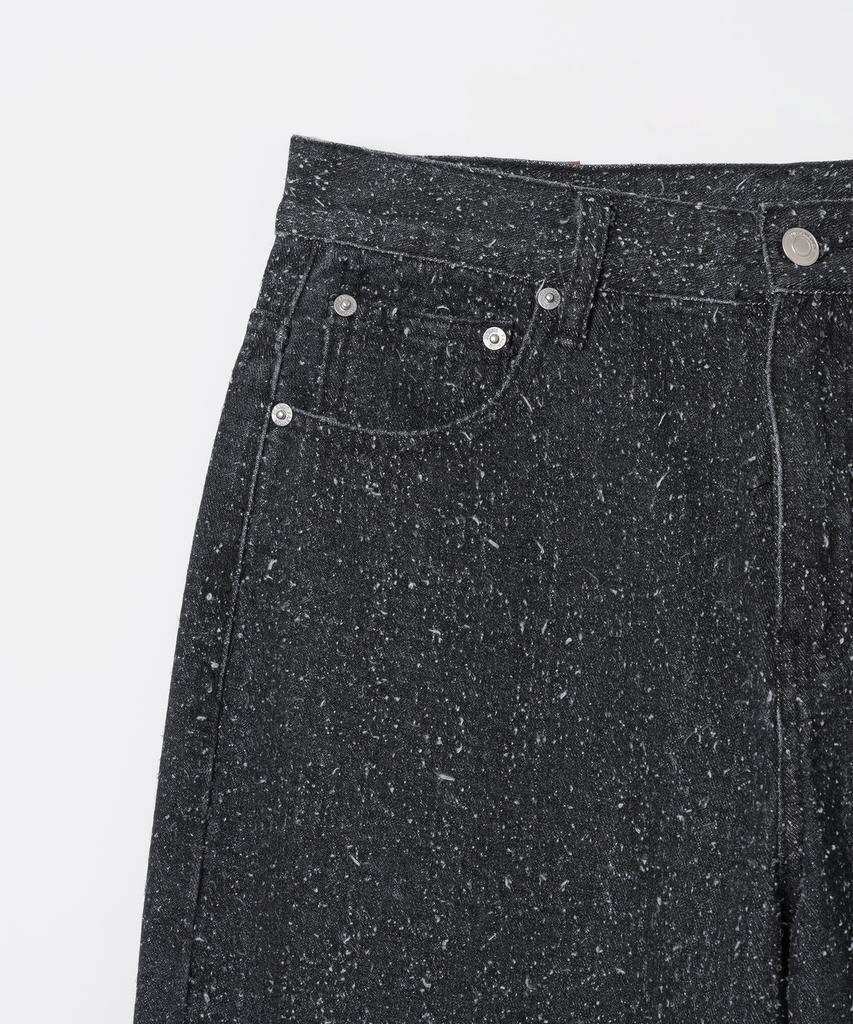 MILLO WOMEN Boucle Straight Jeans [Black]