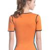 Women Zipper Short Sleeve Corset Tummy Control Breast Support Body Shaper Yoga Shapewear