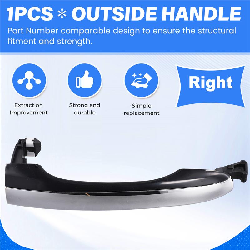 AUTO Car Front/Rear Outside Handle For Hyundai Genesis Sedan 3.8L 4.6L 2009-2014
