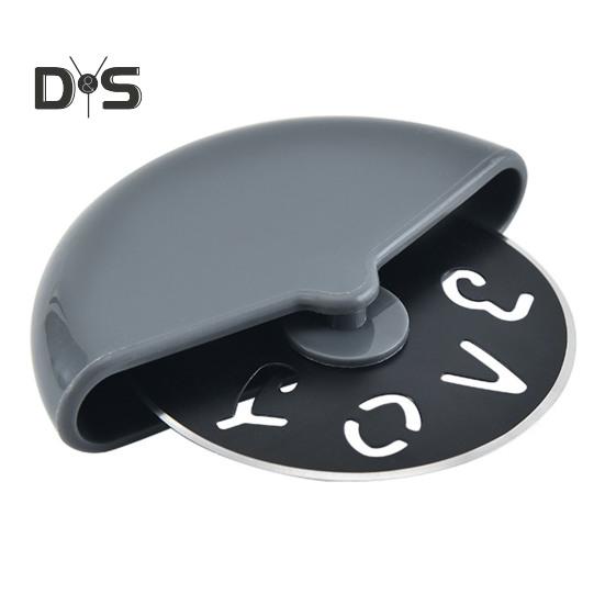 Stainless Steel Pizza Cutter Anti-rust Round Cutting Wheel Pizza Rocker Slicer with Lid Pastry Baking Tools Kitchen Gadgets