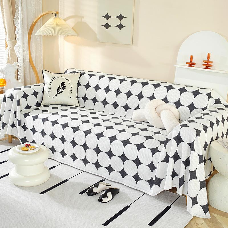 INS Style Sofa Towel Full Cover Cloth Simple Sofa Cushion Blanket All-Inclusive Universal Cover Towel Four Seasons Universal Sofa Cover Cover