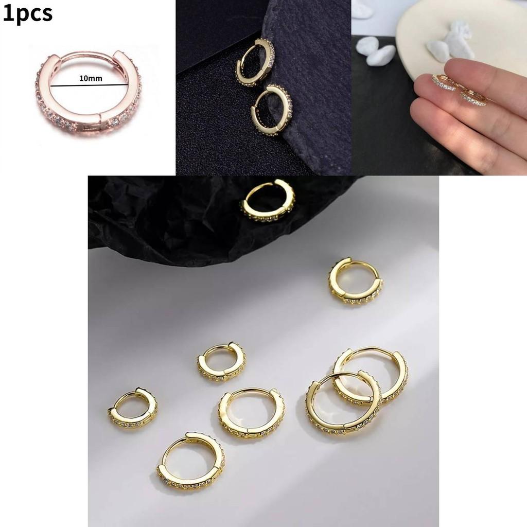 Elegant Geometric Mini Earrings For Women With Sparkling Zirconia And Unique Styles