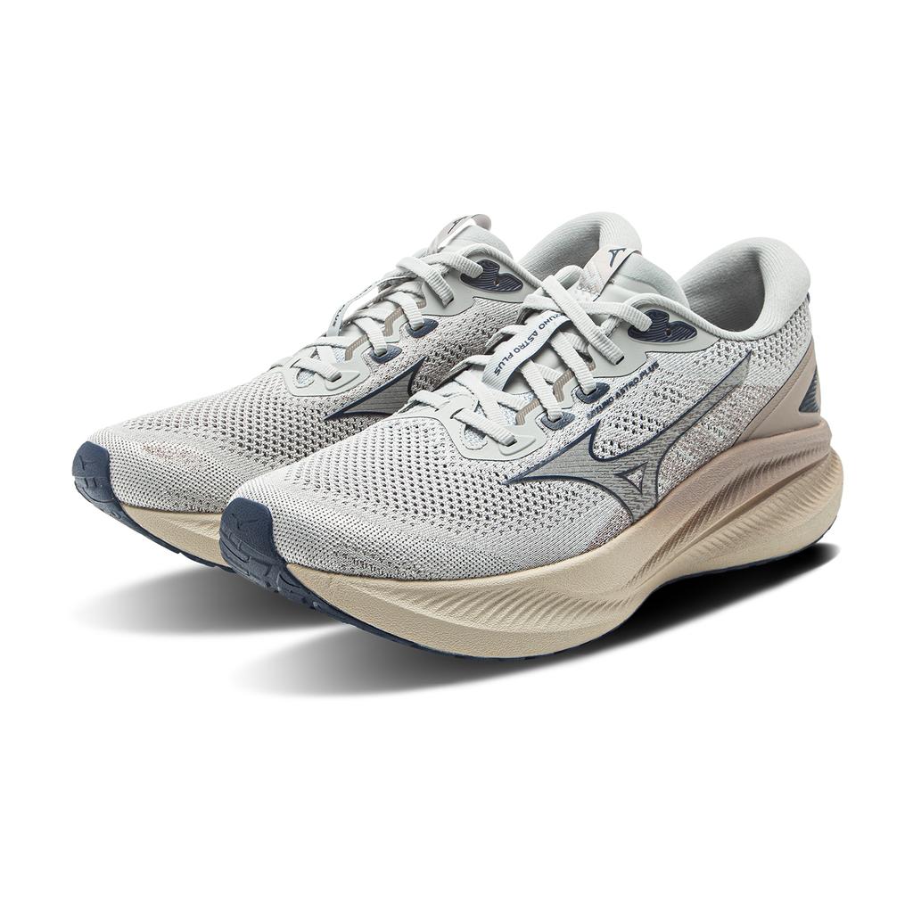 Mizuno Astro Plus II Comfortable Professional Support Breathable Non-Slip Low-Top Running Shoes Unisex Running Shoes Gray D1GH251107