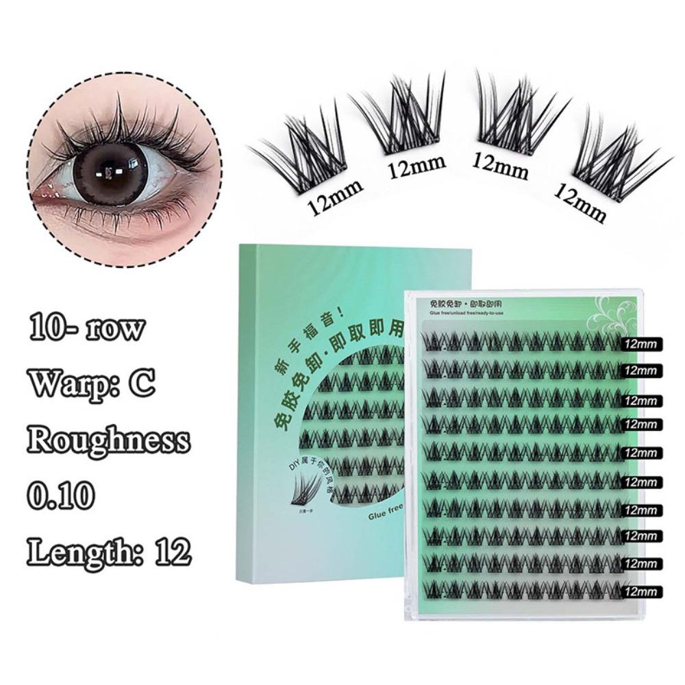 

Long Lasting Self-adhesive Lash Clusters Lashes Extension Glue Free Fake Lashes Women/Girls Girlish Heart