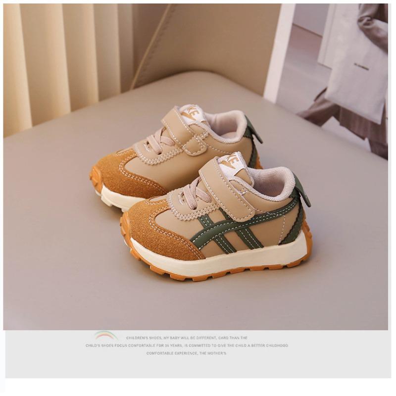Girls Shoes Children's Sports Shoes Autumn Children's Soft-soled White Shoes Boys' New Waterproof Single Shoes