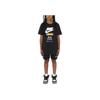 Nike Sportswear Letter Logo Print Round Neck Short Sleeve T-Shirt Kids Tops Black FD0829-010