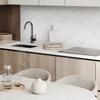 Set of Self-Adhesive PVC Tiles Marble Pattern with Veins 9x30x30 cm
