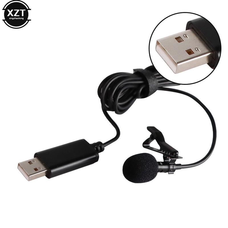 New Portable Laptop Microphone USB Omni-directional Stereo Microphone Live Streaming Recording Microphone
