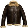 New Thickened Heavy Craft Men's Fur and Leather Overcoat Long Sleeve Fur Jacket