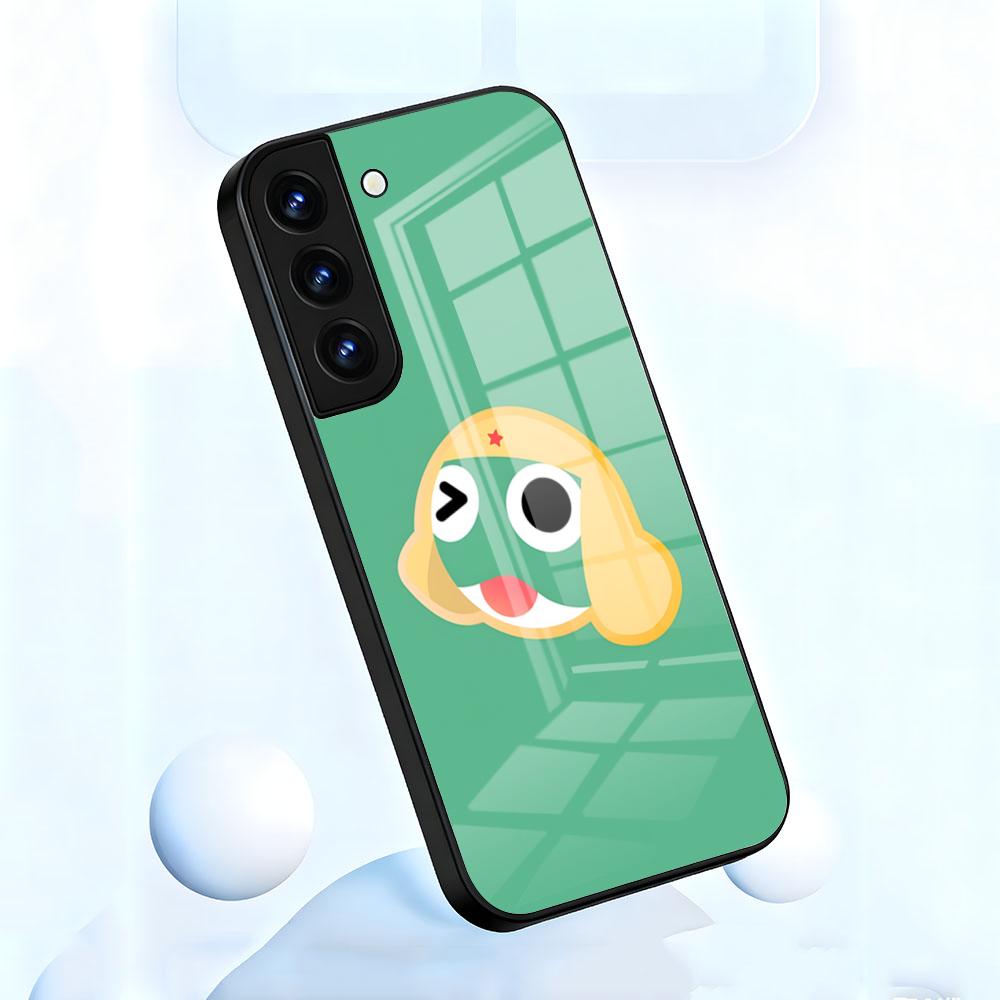 Keroro G-Gunsou Frog Phone Case For Samsung A56 A36 A26 A16 A15 A25 A35 A55 A14 A34 A24 A54 Glass Case