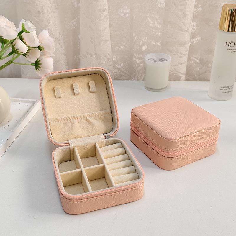 Compacte Sieraden Reisetui: Mini Opbergdoos voor Oorbellen, Kettingen, Ringen