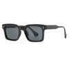 Non-polarized Men Square Arrow Rivets Fashion Sunglasses Small Frame Punk Women Popular Trending Sunglasses