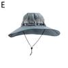Summer Large Sun Hat Men Women Breathable Fishing Caps Sun UV Protection Mesh Fisherman Hat Hiking Outdoor Beach Cap