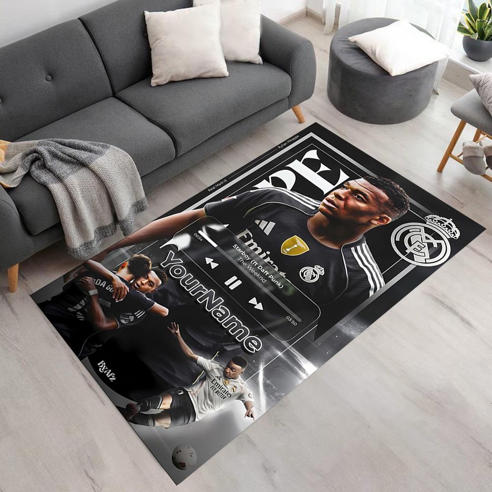 Mbappe Customized Name Carpet Design for Living Rooms Study Room Decorate Room Hallway Anti-slip Rug Decorate Offices Birthday/Christmas Gift