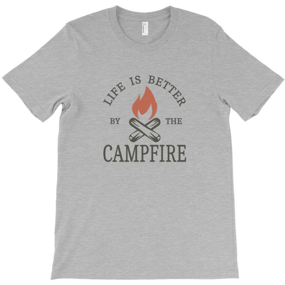 Life Is Better By The Campfire T Shirt Bra Keep Calm And Walk Personalized Mens Big L