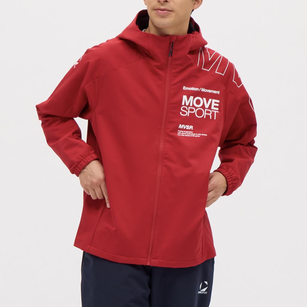 Move Sports Cross Descente HEATNAVI Softshell Hoodie Cross worn by Yuki and warm for and ST5FJK22M RD00 [ACTIVE SUITS] Jacket, Ishikawa. Comfortable,