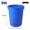 Large Capacity Thick Round Plastic Trash Can for Commercial Kitchens, Catering, Classrooms, Hotels, and Sanitation