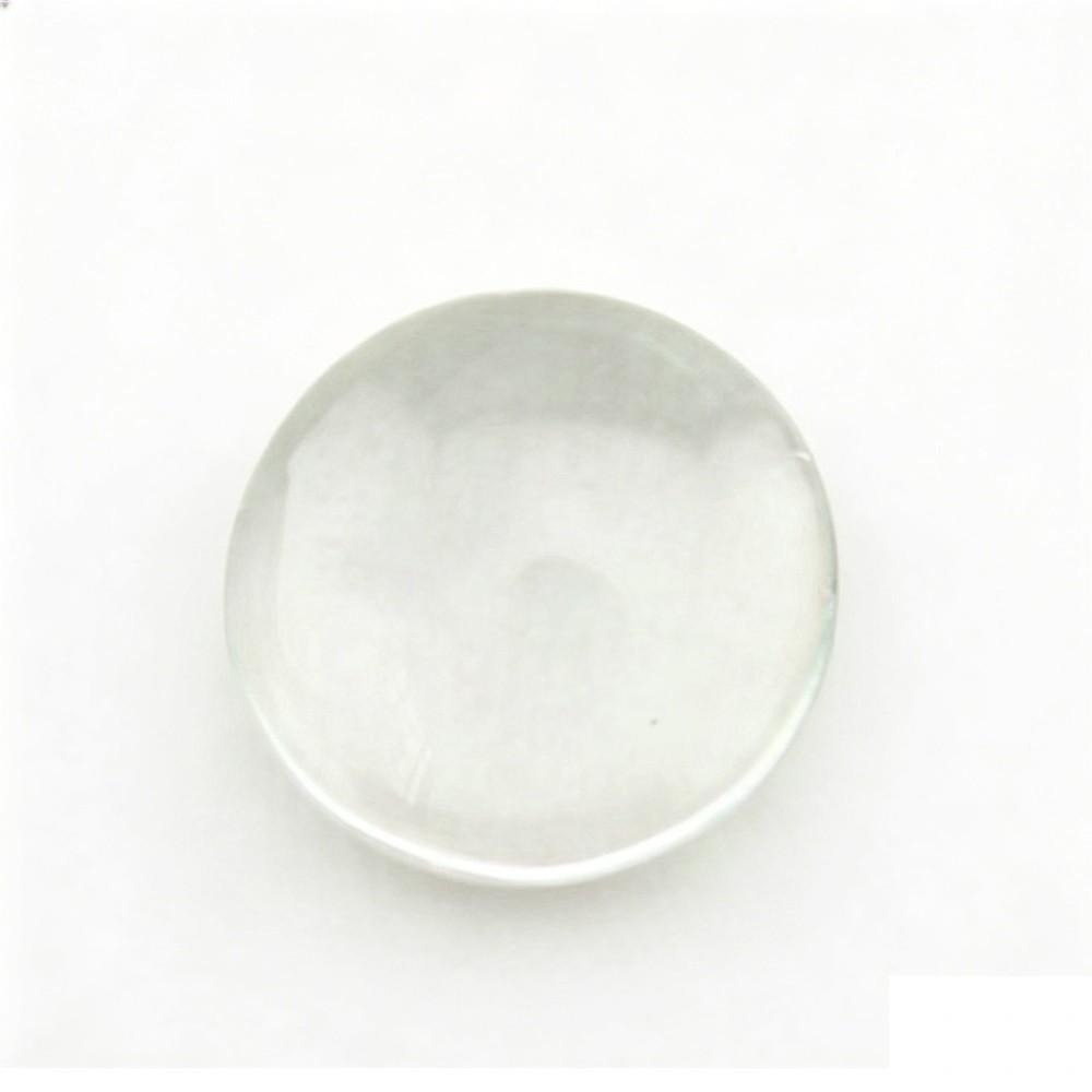 Clear Round Glass Cabochons Smooth Flat Backs For Resin Jewelry Accessories