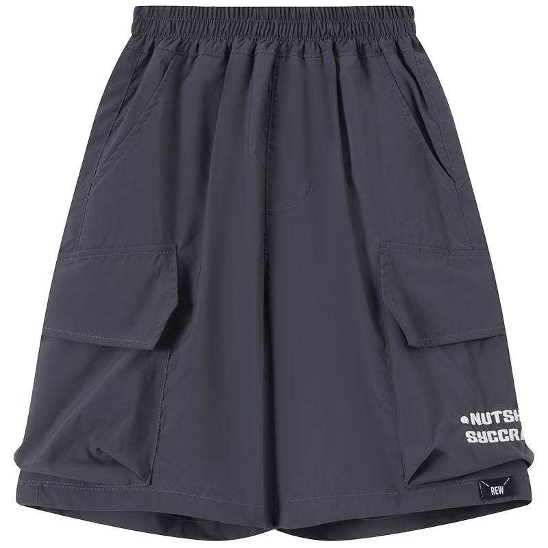 Boys' Summer Casual Cargo Knee-Length Shorts