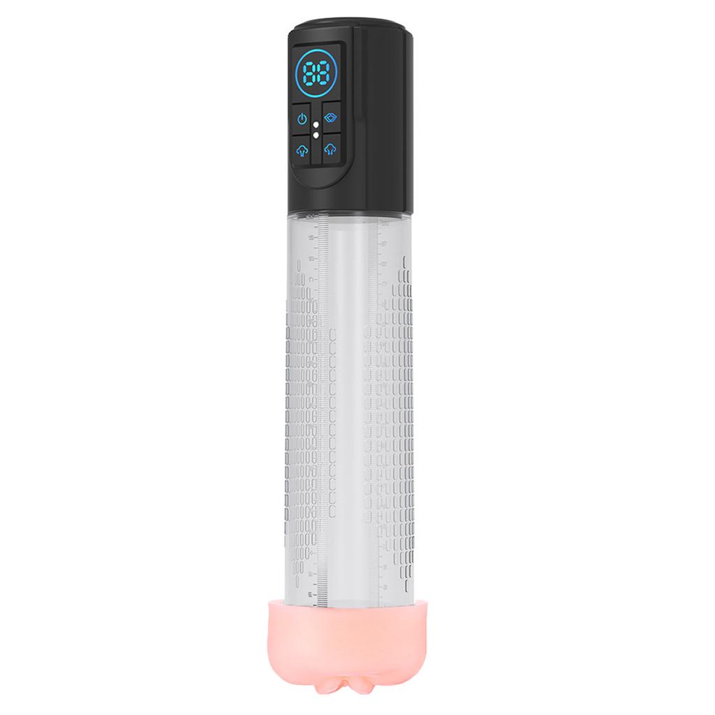 Electric Penis Pump Penis Enlarger with 4 Training Pressures and 3 Suction Modes Mini Pocket Vaginal Opening Automatic Male Masturbator