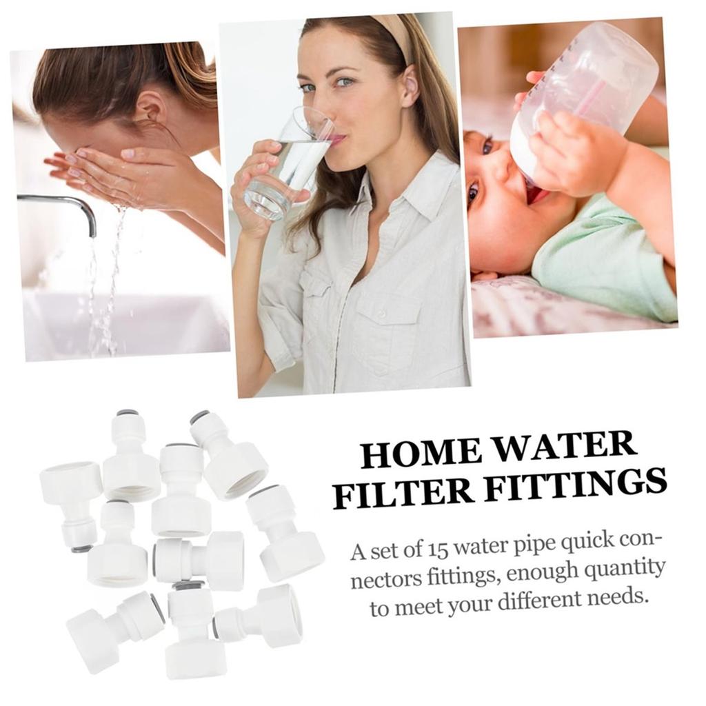 10pcs Quick Connector Water Tube Fitting Kit for Water Purifiers and Filters