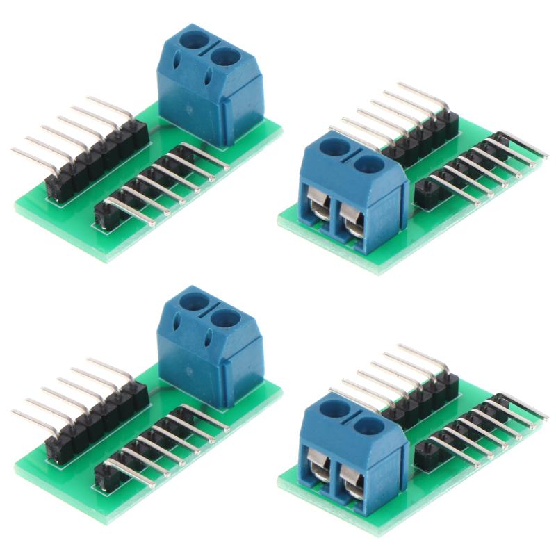 2/4Pcs 2.54Mm Cable Adapter 2P Terminal To 12P Pin Module Straight / Curved Needle Connector Male To Female
