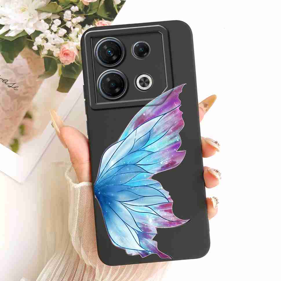 Pour Infinix GT 10 Pro 5G X6739 Étui Mode Fleurs Colorées Complète Housse Souple en Silicone Pour Infinix GT 10Pro 10 pro 5G Étuis de Téléphone