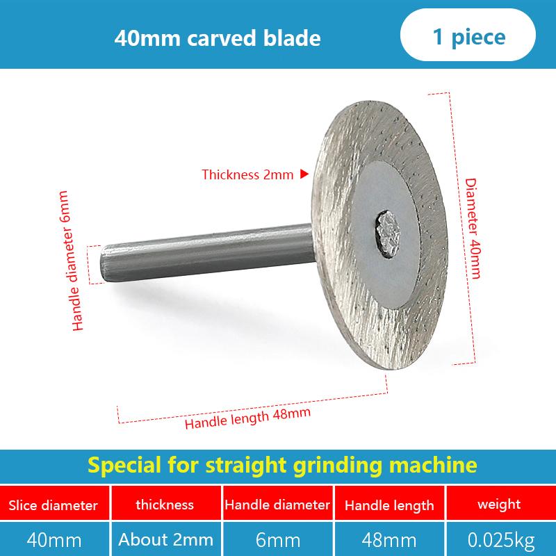 1Pc Stone Cutting Disc 40Mm Diamond Sintered Segment Saw Blade Granite Sandstone Concrete Lettering Carving Grinding Tool