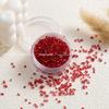 Blood Red Glazed Small Pebbles Nail Art Flowing Sand Valley Decoration
