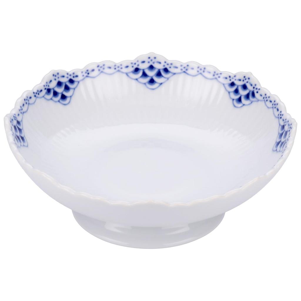 Imported Royal Copenhagen Princess Cake Dish Plate with Feet 1026451 White [Regular Product] 17.5cm [Item]
