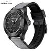 NORTH EDGE MACH Solar Power Quartz Watch Men Waterproof 50M Men's Pilot Sports Wristwatches Luminous Enviormentally Clock