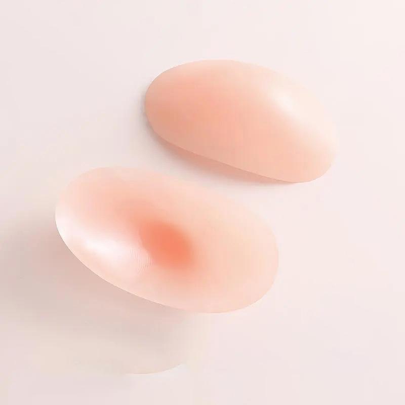 

1 пара невидимых подплечников, съемный дышащий силиконовый подплечник, противоскользящий клейкий липкий коврик для женщин и мужчин Silicone -Skin Color