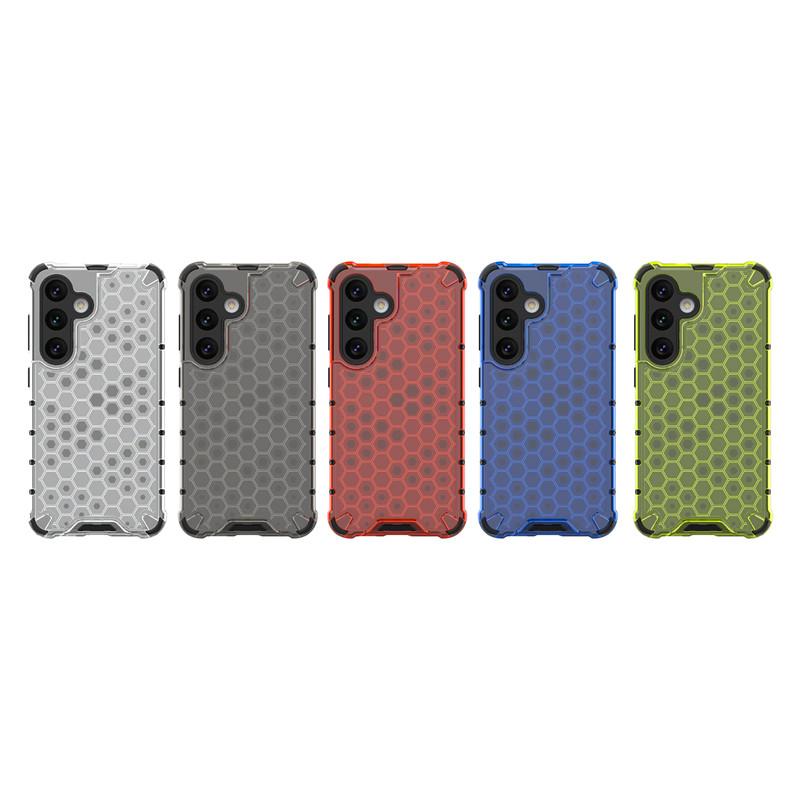 For Samsung Galaxy S24 Case Samsung Galaxy S24 Plus S24 Ultra Cover Honeycomb Style Shockproof TPU Armor PC Silicone Phone Case