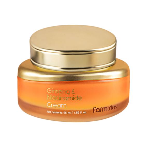 

Farm Stay Крем Женьшень и Ниацинамид – Сияющий и Питательный Укрепляющий Увлажняющий Крем, Корейский