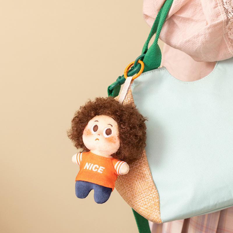 Saitodo Dudu Explosive Hair Plush Keychain Doll Pendant - Birthday Gift