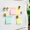 6/12Pcs Cartoon Potted Plants Refrigerator Magnet 3D Resin Succulents Fridge Magnet Memo Notes Photo Holder Home Kitchen Office Decoration