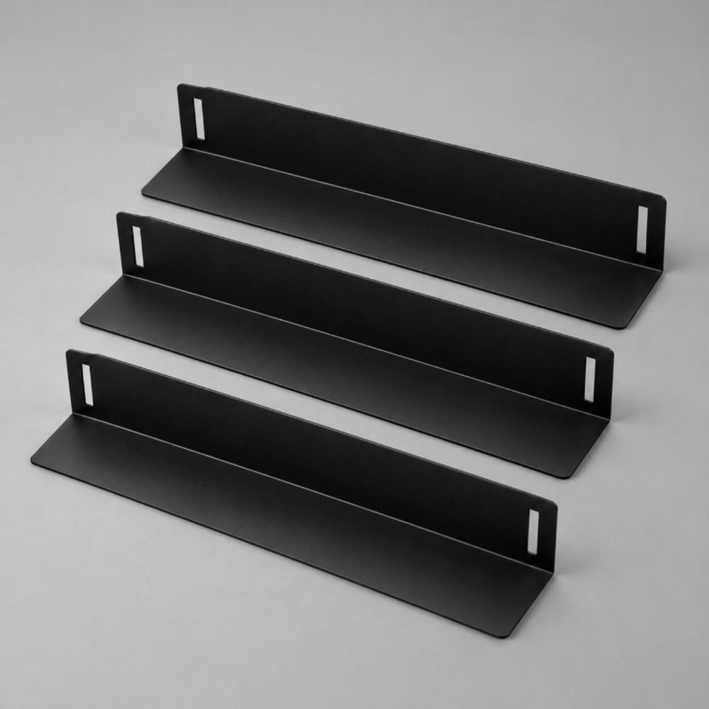 3 Pieces Automotive Trunk Divider AntiSlip LShaped Cargo Storage Block with Hook and