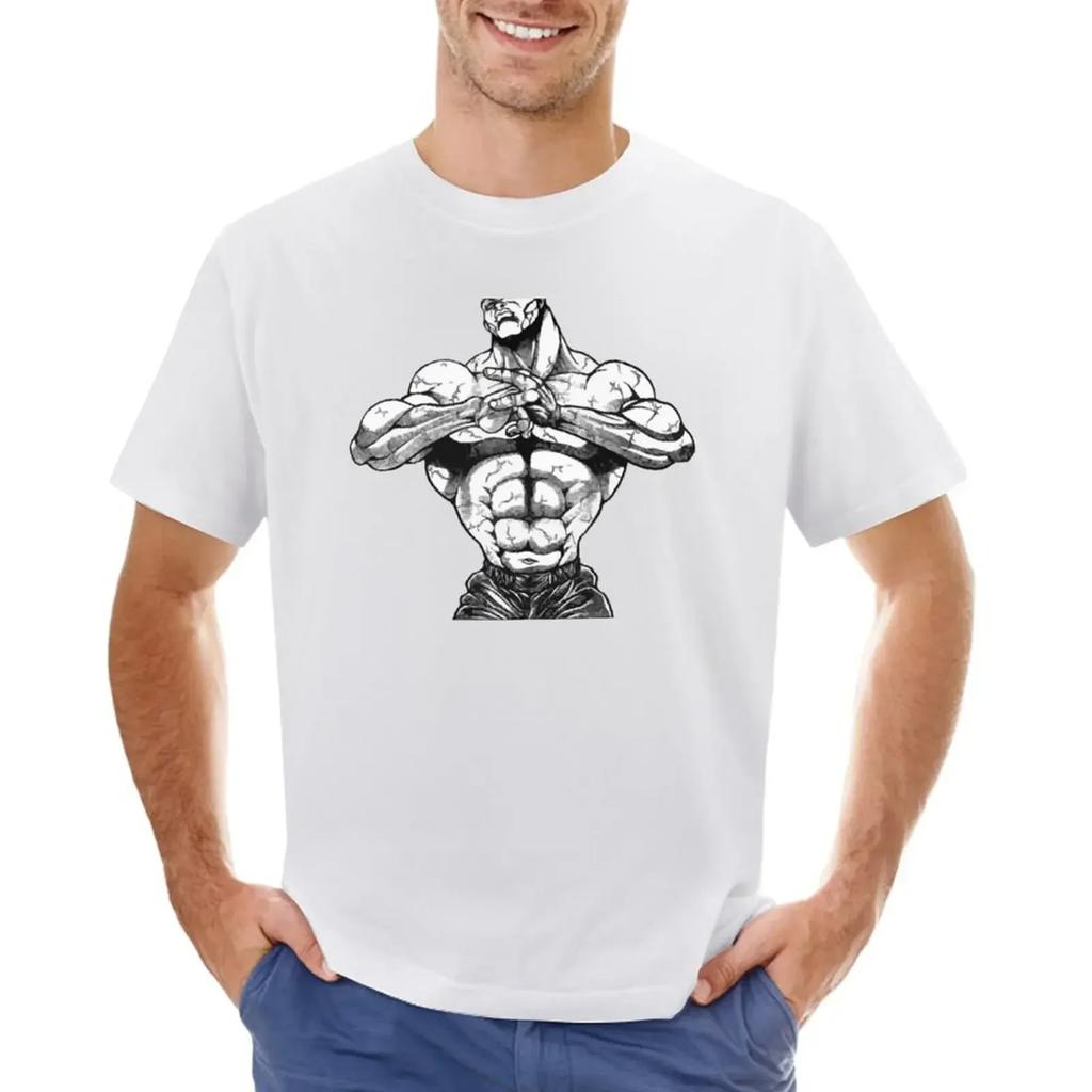 Jack Hanma Pose T-shirt quick-drying for a boy mens graphic t-shirts