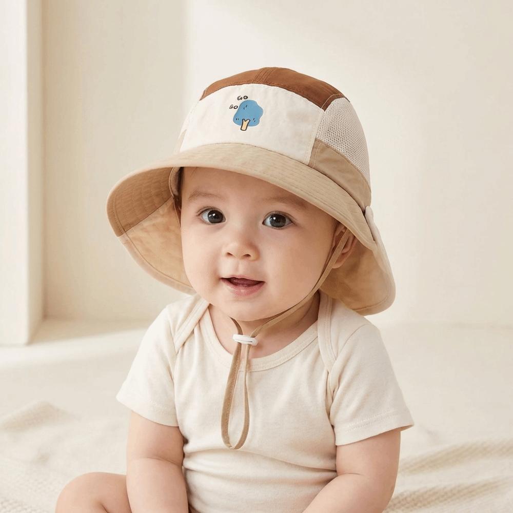 Quick-dry Cartoon Bucket Hat Car Children's Fisherman Hat Breathable Summer Kid Sun Hat Boy