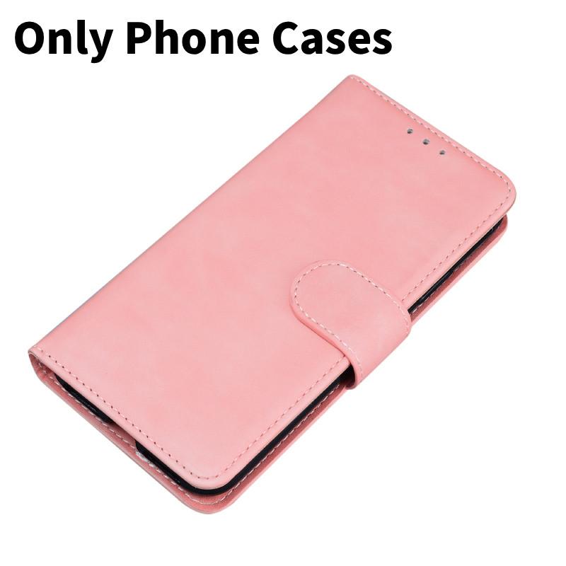 Samsung Galaxy For A06 Solid Color Skin Leather Phone Case Women Men Magnetic