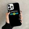 Kazakhstan Flag Phone Case For iPhone 17 Air 15 16 16e Pro Max 11 12 13 14 Cover For iPhone 17 Air Max Plus coque Fundas