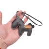 Pu Leather Tiny Horse Key Chains Cute Fashion Women Men'S Cartoon Horse Car Keyring Bag Pendant Charm New Year Jewelry Gifts