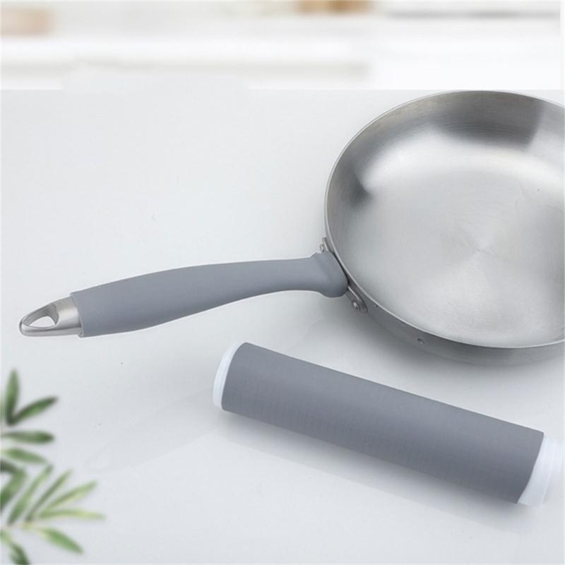 3Pcs Antiscalding Pots Handle Heat Resistance Cover Silicones Pans Handle Sleeve Kitchen Pots Pans Handle Cookware Part