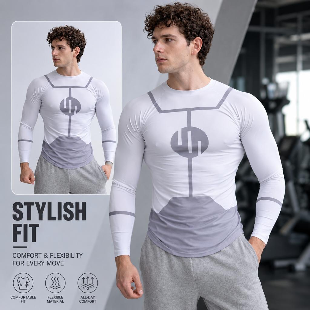 Invincible Viltrumite Cosplay Rash Guard Compression Shirt Men Women Anime BJJ MMA Gym Surf Swim Long Sleeve Sports Top