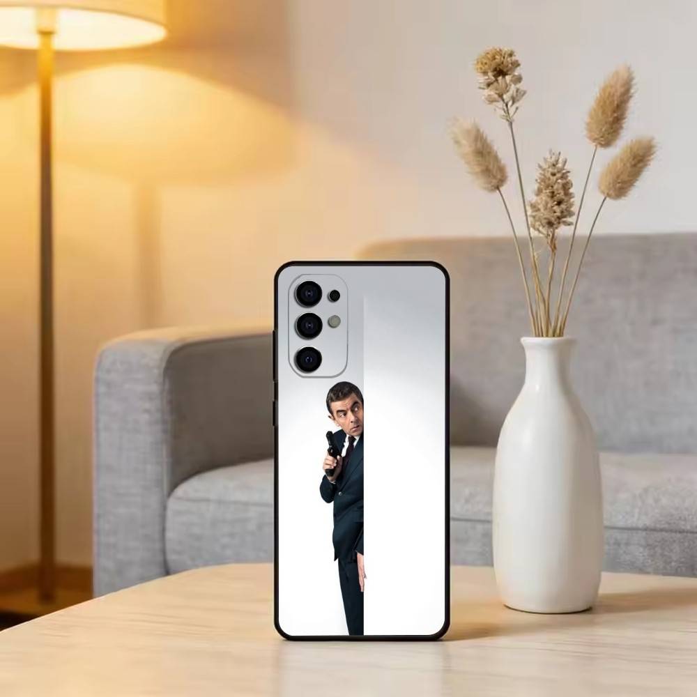 Mr_B-Bean Phone Case For Samsung S25,S24,S21,S22,S23,S30,Ultra,S20,Plus,Fe,Lite,Note,10,Black Cover