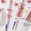 2ks Termicky smazatelná tužka Roztomilá panenka Tužka Náplň Stiskací Neutrální tužka Studentská Kombinovaná tužka Studentské Papírnictví