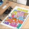 Custom Name Lizzie McGuire Printed Carpet, for Office Chair Living Room Bedroom Kitchen Room Decor Gifts.