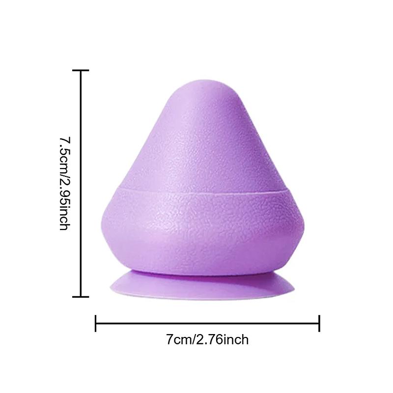 Wall-Mounted Fascia Cone Massager Suction Cup Multi-Function For Back Muscle Relaxation Arm Foot Trigger Point Therapy
