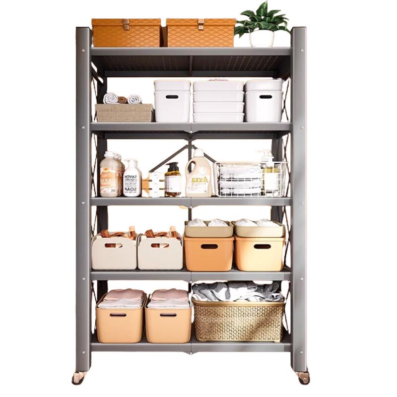 Mobile Multi-layer Carbon Steel Storage Shelf